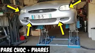 démonter face avant + phares ford escort