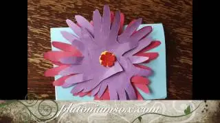 Card craft for toddlers - how to make a handprint card