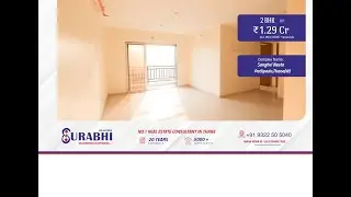 🏡✨ 2 BHK Flat in Sanghvi Nesta, Patlipada | ₹ 1.29  Cr | 750  Sq.ft | Under Construction