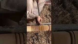 Wooden Cot Leg Carving | #hardwork #viral #shorts #asmr #satisfying #shortsfeed