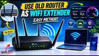 ЧАСТЬ 1 | Самодельный WiFi-ретранслятор: используйте старый роутер в качестве WiFi-ретранслятора | Работает со всеми роутерами!!