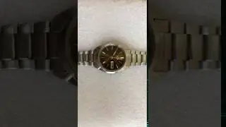 часы Orient crystal 21 jewels 3 Stars коричневые