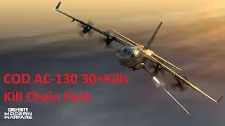 COD MW 2019 PC TDM 30+ Kills AC130 Gunship Play w Kill Chain Perk.