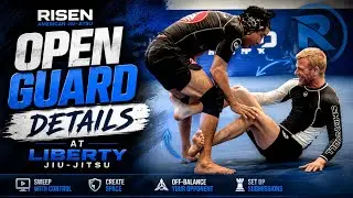 Open Guard details at Liberty Jiu-Jitsu