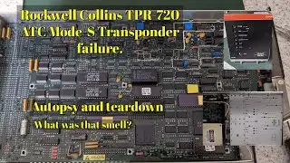 Whats inside a Rockwell Collins TPR-720 ATC Mode-S Transponder? Autopsy of failure and teardown.
