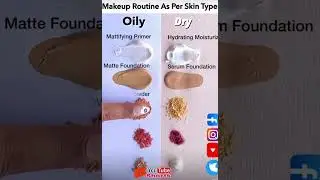 Oily vs Dry SKIN MAKEUP