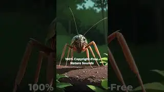 Countryside Crickets Ambience | Natural Insect Sound (33 Seconds) | No Copyright