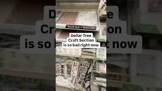 Dollar Tree Craft Section is 😩 -#dollartree #craftingonabudget #dollartreefinds