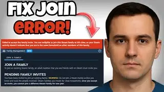 How to Fix Steam Family Invite Error | &ldquo;Ineligible to Join&rdquo; Solution 2025