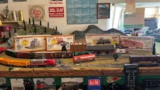The first vintage TYCO Train ran on the Layout and my TYCO Train collection and layout update ENJOY!