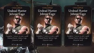 UNDEAD HUNTER JOHNNY CAGE CHALLENGE | Mortal Kombat X (iOS/Android)