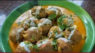 @ jubja1944 #Rawbanana #koftacurry garnished with #freshcream for #lunchdinner #viralvideo