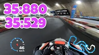 Bike Progress Two Flying Laps | Sodi RT8 13 hp. | Best: 35:529 | Karting Onboard