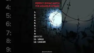 Perfect Zodiac Match For AQUARIUS WOMAN ♒ - Zodiac Signs Shorts #shorts #aquariuswoman