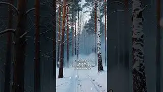 Slow Down & Breathe | Winter Forest Calm Loop