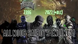 Mortal Kombat series - All Noob Saibot's Endings! (MK Trilogy - MK1 (2023))