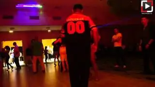 Jenalyn y Jose Sarabia social dance at Texas Salsa Congress 2016