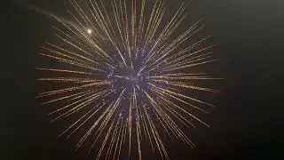 Dazzling firework display lights up the night in Shandong, China