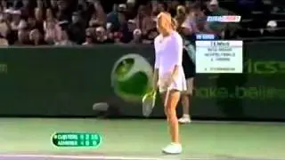 Русскую теннисистку все заебало! Russian tennis player all get in a jam!