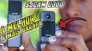 Câmera de Ação em 4k SJCAM C300 - Tela Dupla - Estabilização de 06 eixos