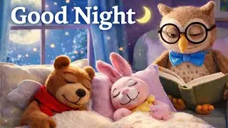Good Night Lullaby 🌙 | Puppet Pals Bedtime Song for Kids | Sleep Music & Night Routine