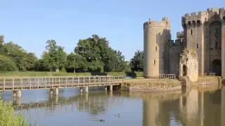 Bodiam Castle 14th-Century Moated Castle. Sir Edward Dalyngrigge East Sussex 1080HD