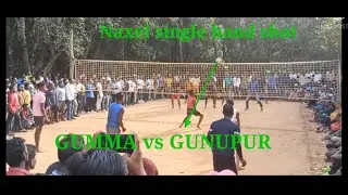 Naxal volleyball Gumma (Naxal,monoj ) vs Gunupur (Kaliya ,Devid) at Gumma