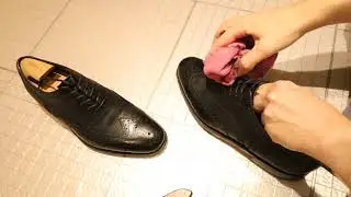 Deep Leather Shine | ASMR Shoe Polishing Sounds