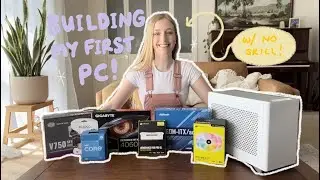 Building My First PC | with absolutely no skills or knowledge