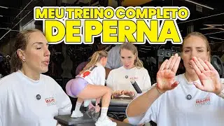 REVELEI O MEU TREINO COMPLETO DE PERNA