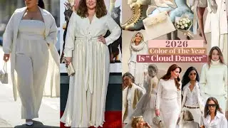 White Outfit Ideas For Plus Size Women | Colour Of The Year 2026 | by Look Stylish