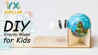 DIY Gravity Model for Kids! 🌙💫 Hands-On Science Fun!