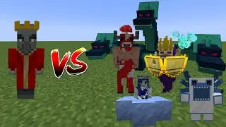 Magician King Vs Twilight Forest Bosses - Minecraft Mob Battle