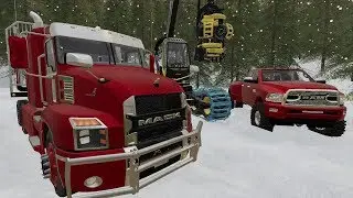 FS19 MODS - LOGGING IN THE SNOW - MULTIPLAYER - FARMING SIMULATOR 19