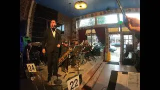 JAZZY BIG BAND.Outrageous8 Octet.  Manee Valentine GUESTING