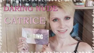 Палетка теней CATRICE  DARING NUDE. Обзор, свотчи, макияжи