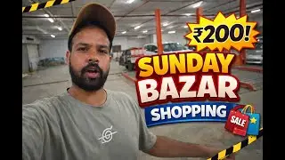 Sunday Bazar Loot 😱 | Cheap Shopping in Delhi