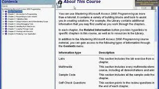 Mastering Microsoft Access Programming - Part 1