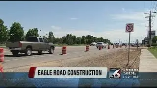 Eagle Road construction underway