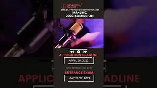 Journalism admission notification #calicutuniversity #kerala #journalism