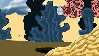 Man Falling In a hole Animation