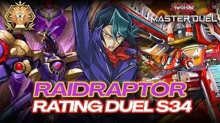 MASTER 1 RAIDRAPTOR RATING DUEL SEASON 34 | Yu-Gi-Oh! Master Duel