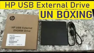HP USB External DVD-RW Drive | Best External Dvd Drive for Laptop & PC | GP70N Unboxing