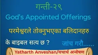 गन्ती(Numbers)-29 | पर्वहरू, बलिदान र परमेश्वरको व्यवस्था | गहिरो अर्थ 🤔