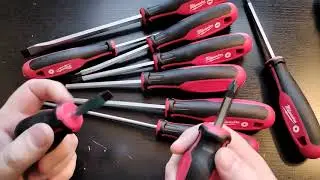 Набор отверток Milwaukee с высокопрочной рукояткой и магнитным наконечником