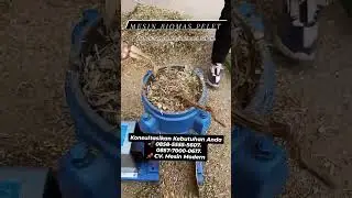 MESIN PELET SERBUK KAYU WOOD PELLET CETAK BIOMAS PELLET JERAMI SEKAM PADI ARANG AKTIF KOHE ARANG