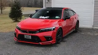 Установка нижней решетки радиатора и противотуманных фар FL5 на мой Honda Civic 2022 года выпуска
