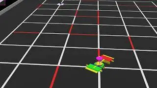 Webot maze solving robot simulation recording ||#webot