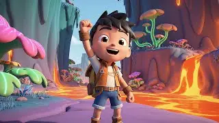 Un ni&ntilde;o gracioso de Roblox salt&oacute; sobre un bloque | Rimas y Canciones para Ni&ntilde;os