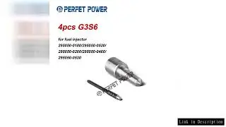 4pcs LIWEI G3S6 Injection Sprayer Nozzle 293400-0060 for 295050-0180 295050-0520 295050-0200 Fuel In